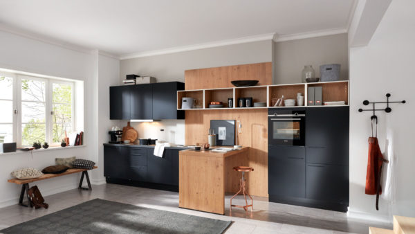 WERT KÜCHE® Ulrika mit privileg Elektrogeräten und Backofen